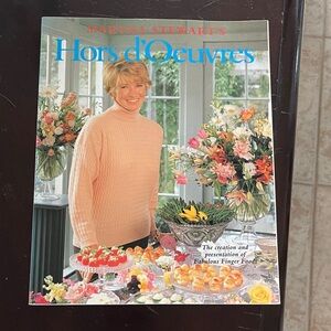 Martha Stewart's Hors d'Oeuvres Book - Pink and Blue Cover